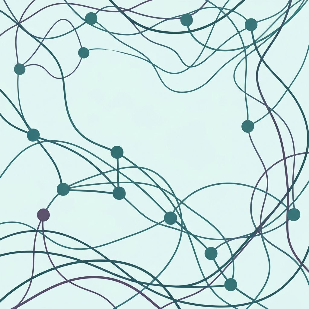 Neural connections illustration